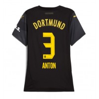 Echipament fotbal Borussia Dortmund Waldemar Anton #3 Tricou Deplasare 2024-25 pentru femei maneca scurta